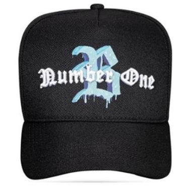 Imagem de Boné Blck Number One Alto Relevo Unissex - Preto Preto ÚNICO-Unissex