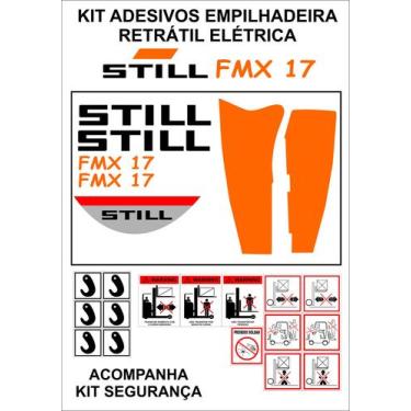 Imagem de Adesivos Empilhadeira Still FMX17 - MJS