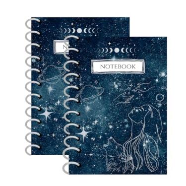 Imagem de Caderno Pautado Céu A5 100 Folhas Papel 90g The Modern Girl Shop (2, Azul)