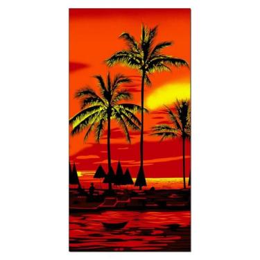 Imagem de Toalha De Praia Banho Piscina Aveludada 140x70cm Várias Estampas - Roz