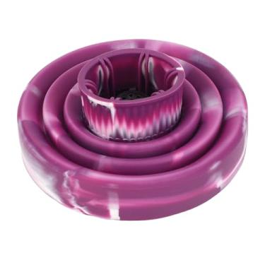 Imagem de Difusor de Cabelo Dobrável Portátil Viagem de Armazenamento Fácil Acipação de Sopro de Gama de Cabelos Encaracolados para Todas As Idades