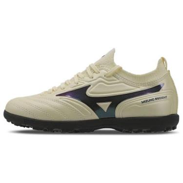 Imagem de Chuteira Society Mizuno Regent AS Junior, Bege, 33