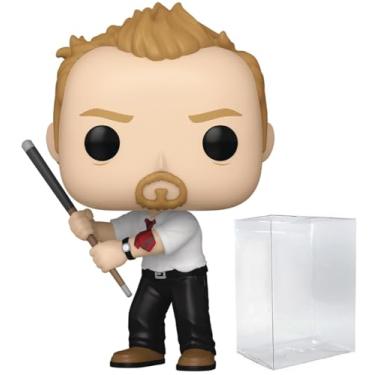 Imagem de POP Filmes: Shaun of The Dead - Boneco de vinil Funko exclusivo da série Shaun Specialty (incluído com caixa protetora compatível), multicolorido, 9,5 cm