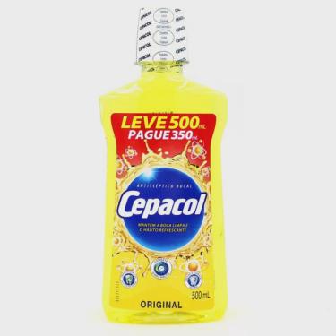 Imagem de Enxaguatório bucal cepacol tradicional leve 500ML pague 350ML