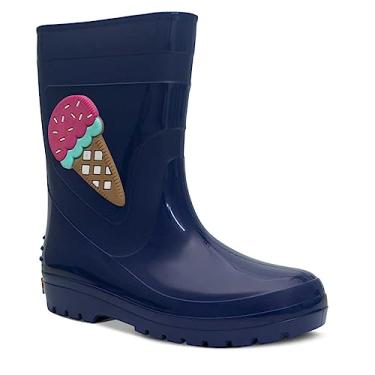 Imagem de Galocha Bota Infantil Feminina Nº 25 Ao 34 Moda Sorvete 09.16 (Azul Marinho, BR, Criança de 9 a 12 anos, Numérico, 34)