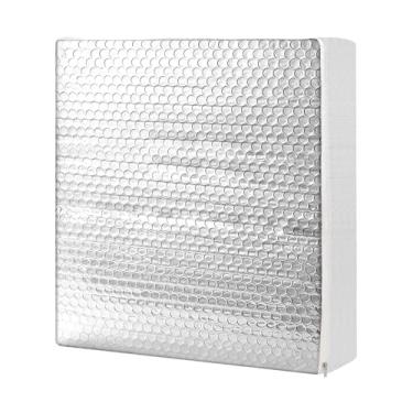 Imagem de Isolador de claraboia para trailer, isolador de ventilação para trailer, capa de claraboia universal RV com superfície refletiva e zíper, isolador de ventilação antiderrapante para trailer de viagem