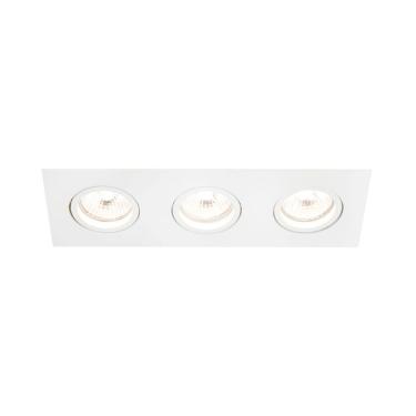 Imagem de Spot De Embutir Newline Lisse Ii Para 3 Lâmpadas Par 30 E27 Bivolt Branco