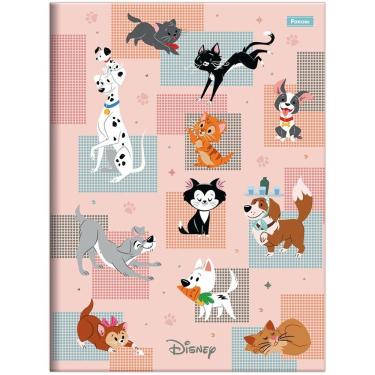 Imagem de Caderno Brochura Capa Dura Universitário Disney Pets 80 Folhas Foroni Estampa 2