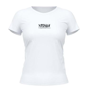 Imagem de Camiseta Cristã Feminina - Yeshua  Branca - Penkal Personalizados, P