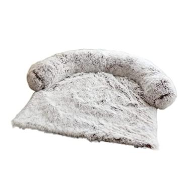 Imagem de Cama para Cães Cama De Estimação Tapete De Cachorro De Estimação Sofá-cama De Cachorro Acolchoado Macio Espesso Cobertor Tapete Lavável Em Casa Tapete De Cama De Gato Quente Cama Pet(C,80*70*16cm)