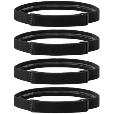 Imagem de Pacote com 4 faixas de substituição para farol, alça elástica para farol adequada para a maioria dos faróis Petzl Energizer Pelican Fenix de 2,5 cm, faixa confortável de largura ajustável (silicone