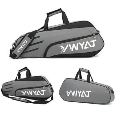 Imagem de RAQUETEIRA DE BEACH TENNIS PADEL BADMINTON TÊNIS BOLSA YWYAT ORIGINAL (PRETO)