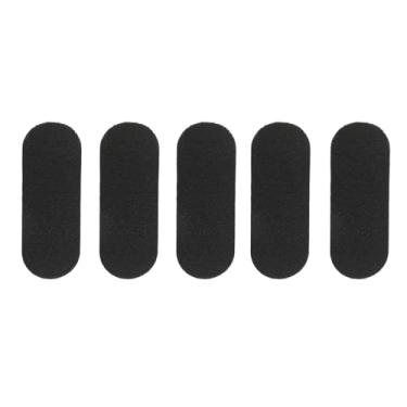 Imagem de Filtros de ventilador de teto de 5pcs Filtros de substituição profissional Coco ativado Filtros de ventilador de teto de fibra de carbono para o escritório da cozinha em casa (Elipse)