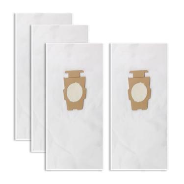 Imagem de CXMTECH 4 peças saco de pó de pano adequado para aspirador de pó acessórios para aspirador de pó saco não tecido para aspirador de pó seção 205811 204814 204811 bolsa de pano universal de substituição