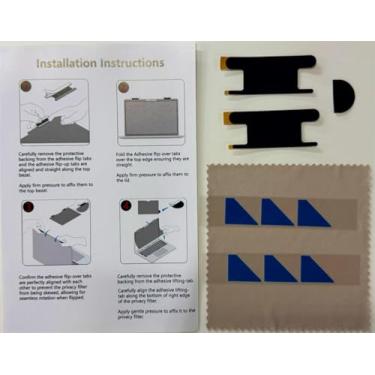 Imagem de JiSiTeCai Kit protetor de tela de privacidade universal para monitor de computador, filtro antirreflexo para telas de mesa, compatível com monitores curvos, planos, largos, estreitos, bisel, sem