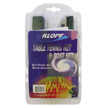 Imagem de Suporte e rede para tenis de mesa - Klopf, nacional, Unissex, Verde, Ú