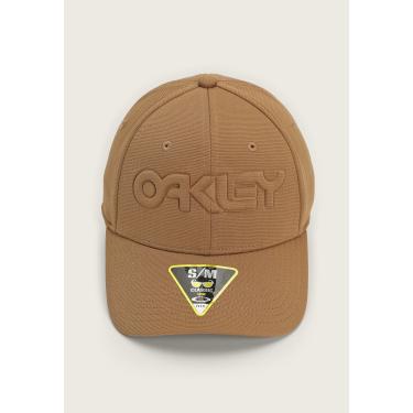 Imagem de Boné Fechado Oakley Aba Curva Mod 6 Panel Stretch Hat Emboss Bege Oakley 912208-86W masculino