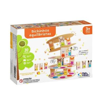 Imagem de Brinquedo Didatico Bichinhos Equilibristas Pais e filhos - Pais & Filh