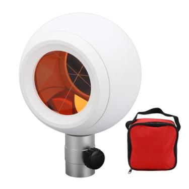 Imagem de Estação total Prism forma bola de 64 mm de diâmetro de 100 mm de varredura de varredura Prism Head para medição de alta precisão com base de alumínio de base magnética K9