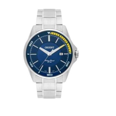 Imagem de Relógio Orient MBSS1296 Analógico Prata - 1 Ano Garantia