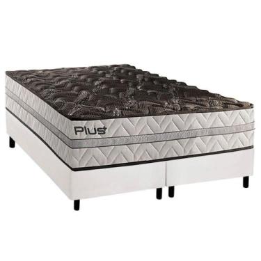 Imagem de Conjunto Box King: Colchão Espuma Paropas D33 Pasquale Plus + Base CRC