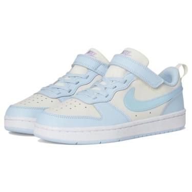 Imagem de Nike Tênis infantil unissex Court Borough Low Recraft (criança pequena), Pérola macia/azul celestine/hortênsias, 13.5 Little Kid