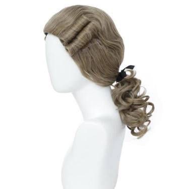 Imagem de Peruca Auguyist Regency Judge Colonial Long Wave Blonde