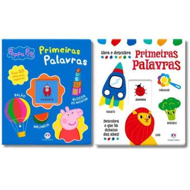 Imagem de Coleção Peppa Pig + Primeiras Palavras - Abra e Descubra - Educativo -