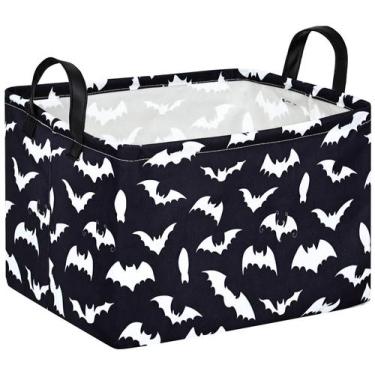 Imagem de Cesta de armazenamento MAIZMZ Halloween Pumpkin Ghost Gift Kids