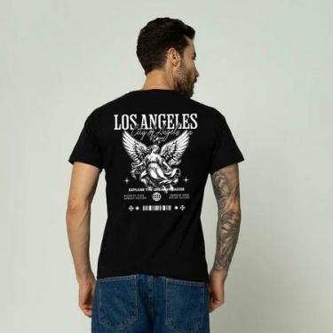 Imagem de Camisa Camiseta Estilo Urbano Streetwear City Of Los Angeles Unissex L