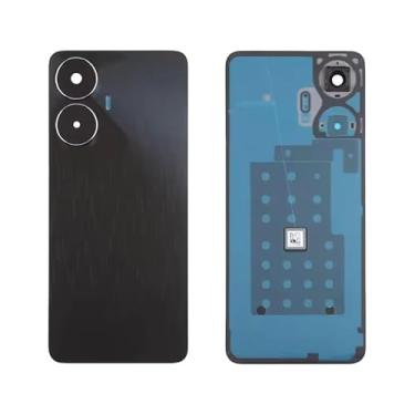 Imagem de Para Realme C55 (RMX3710) – Capa traseira de bateria de substituição compatível com lente de câmera (dourada)