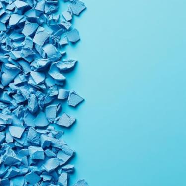 Imagem de Quadro Decorativo Estampa Closeup View Blue Monday Arte Moderna Design Minimalista 40x40cm