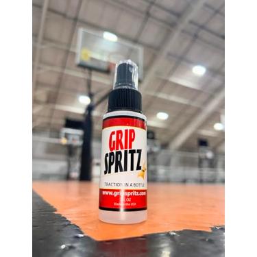Imagem de Grip Spritz - Spray de aderência para tênis de basquete - melhora a tração da sola e a aderência da quadra - rejuvenesce e alonga a vida útil do tênis - aderência antiderrapante e melhora o desempenho