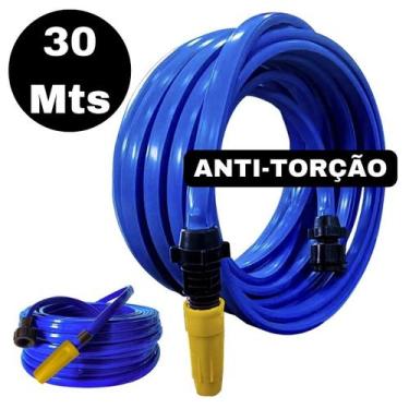 Imagem de Mangueira De Jardim ANTITORÇÃO CHATA Reforçada Para Casa Jardim Lavar 