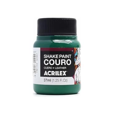 Imagem de Verniz Para Couro Acrilex 100ml Base Água – Acabamento Semibrilho, Fosco ou Brilhante, Proteção e Durabilidade Para Couro Natural e Sintético (VERDE BANDEIRA 511)