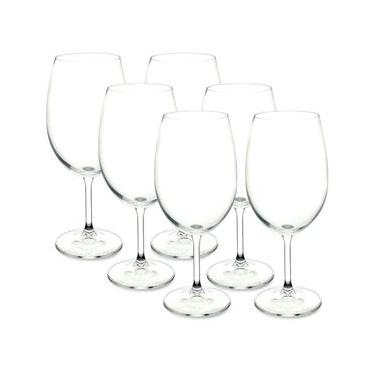 Imagem de Conjunto de Taças para Água Bohemia Anna 580 ml em Cristal Ecológico - 6 Peças