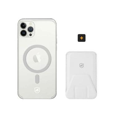 Imagem de Kit Magsafe - Capa case capinha e Carteira com Kickstand para iPhone 12 Pro Max - Gshield