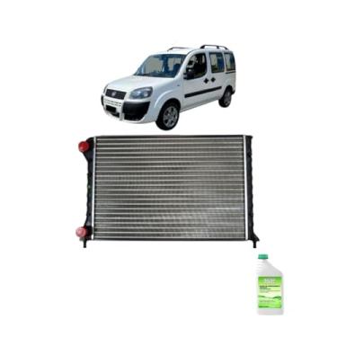 Imagem de Kit Radiador Doblò 1.3/1.6/1.8 16V + Aditivo Radiador Verde