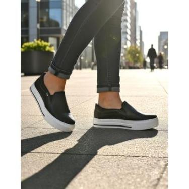 Imagem de Tênis Casual Via Marte Feminino Slip-On 027027-Feminino