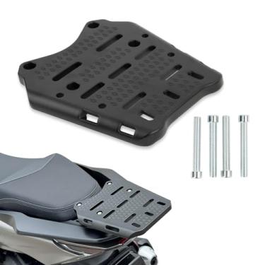 Imagem de Bagageiro traseiro de motocicleta para PCX, PSLER Rack de armazenamento traseiro traseiro Suporte de bandeja de armazenamento compatível com PCX 125 PCX 160 PCX 150 2014-2025