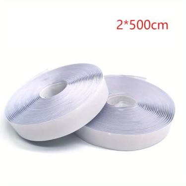 Imagem de Borda Venda de Aplicador Fecho Gancho e Olho Autoadesivo Alto Nylon Alta Adesão Viscosidade Reutilizável Multifuncional para Casa Escritório Escola Fixe Itens Domésticos Superfícies Lisas Sem Danos