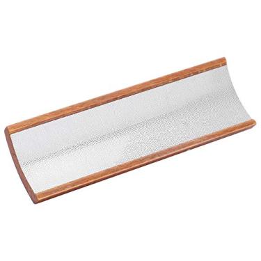 Imagem de KIMISS Ferramenta de Reparo de Ponta de Taco de Bilhar de Madeira Com Moagem de Cabeça de Couro para Manutenção de Sinuca e Piscina, Polidor Leve e Compacto para Modelagem de Ponta de Taco