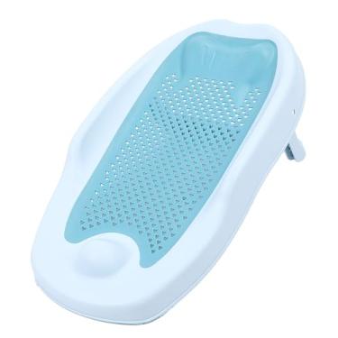 Imagem de Yinhing Suporte de Banho Banheira Infantil Ergonômica Suporte de Banheira Portátil para Azul Com Design Antiderrapante Alças Fáceis de Segurar e Costas Macias e Acolchoadas para Máximo Conforto e Em Sessões de Banho