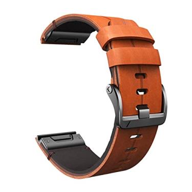 Imagem de SKXMOD 26 22MM Pulseira de relógio oficial para Garmin Fenix 6X 6 Pro 5X 5Plus 935 Tactix Quick Release Easyfit Pulseira (Cor: Laranja, Tamanho: 26mm Descent Mk1 MK2)