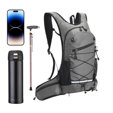 Imagem de Mochila de Água para Caminhada,20 Litros Respirável Leve Impermeável,Mochila para Caminhada Corrida - Para Desportos Ao Ar Livre Acampamento Ski Ciclismo Montanha Piquenique Festival