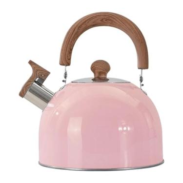 Imagem de predolo Chaleira elétrica de 2,5 litros, ao calor, com tampa, ideal para cozinha, casa, camping e escritório. Perfeita para sucos e água. Ideal, Rosa