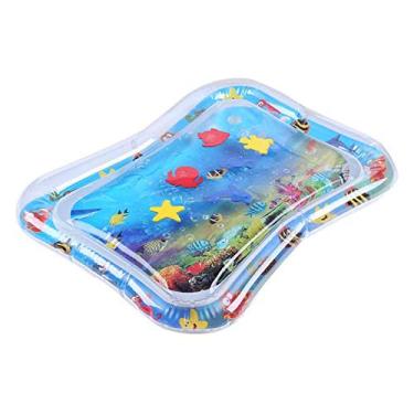 Imagem de Baby Water Mat Tapete de Brincadeira Cheio Água para Bebês e Lactentes Brinquedo Sensorial Desenvolvimento Precoce Promove Habilidades Cerebral Coorde
