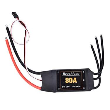 Imagem de Ainoli 80A Brushless ESC Controlador de velocidade Bateria Proteção de baixa tensão RC Acessório 2-6S