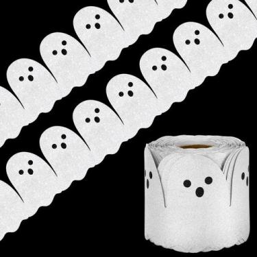 Imagem de Quadro de avisos Border Whaline Halloween Glitter Ghost 20m