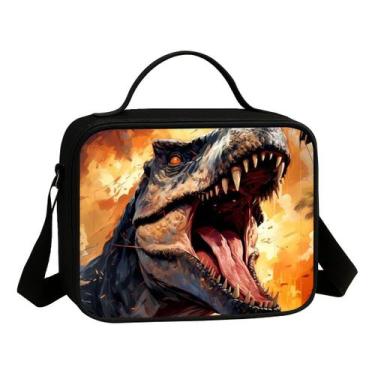 Imagem de Lancheira Termica Escolar Infantil Tema Dinossauro Dino Rex - Use Thuc